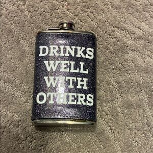 Purple glitter flask. Never used.